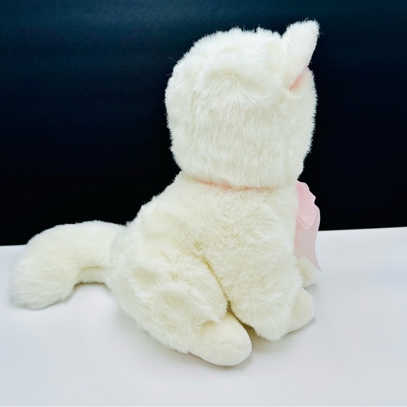 Vintage Fairview White Cat Blue Eyes 9” Plush Stuffed Animal Toy Thailand - Picture 6 of 11
